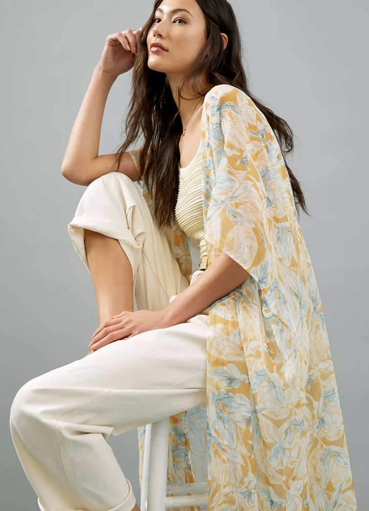 Anthropologie Faye Kimono